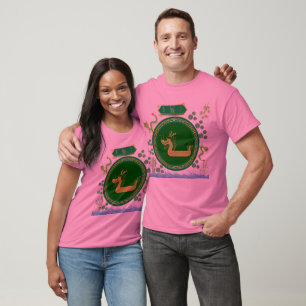 Jade-Drachen-Reise rosa T-Shirt