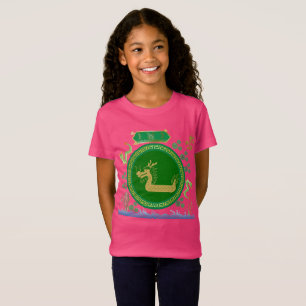 Jade-Drachen-Reise rosa T-Shirt