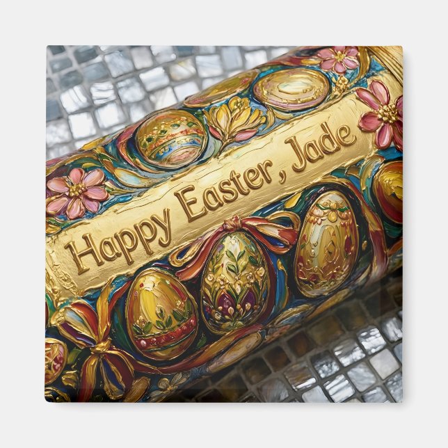 JADE ~ EASTER Egg Scroll ~ Magnet (Vorne)