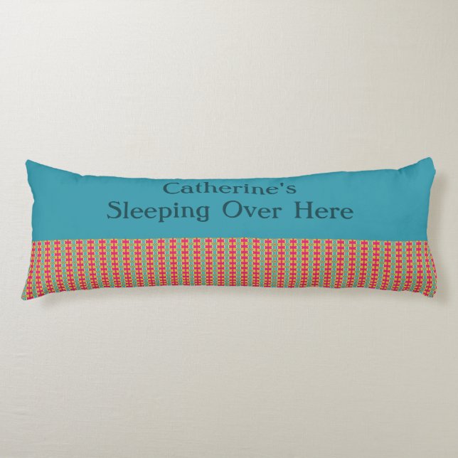 Jade Gemustert Seitenschläferkissen (Vorderseite)