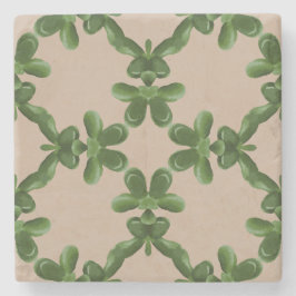 Jade-Gitter in Beige Steinuntersetzer