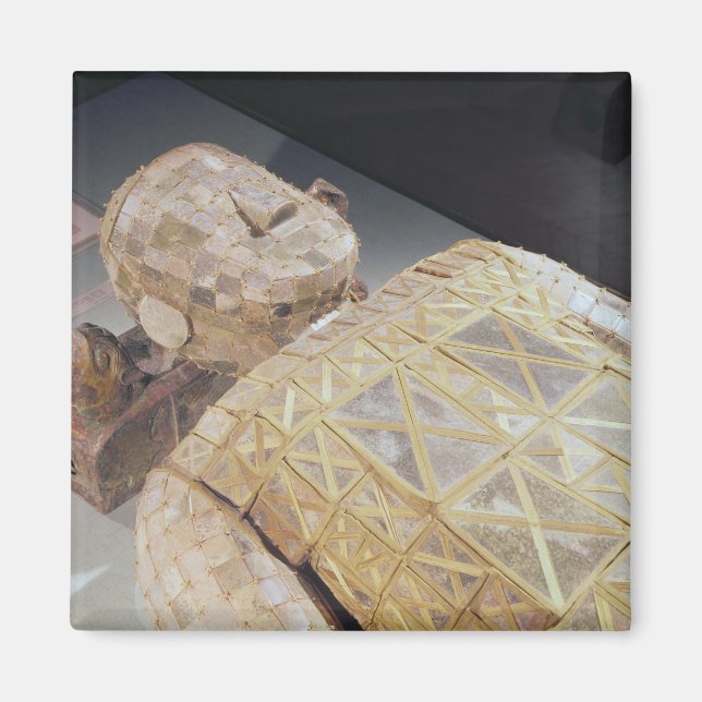 Jade Grabmal Anzug Magnet (Vorne)