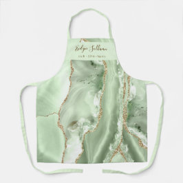 Jade Green Age Schönheit berufliche Schürze