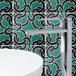Jade Green Black Celtic Knot Nahtlose Muster Tile Fliese<br><div class="desc">Elegantes keltisches Knoten nahtlos Muster,  um eine spirituelle Touch zu Ihrer Zuhause hinzuzufügen.</div>