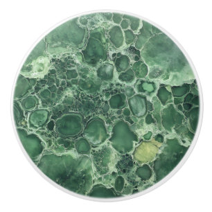 Jade Green Gemstone Pattern Keramikknauf