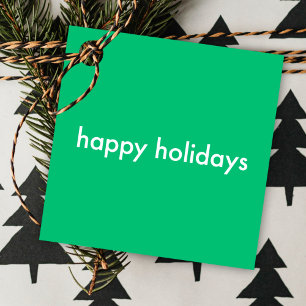 Jade Green Minimalistisch   Schlicht lebendige ein Geschenkanhänger
