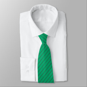 Jade Green mit Karkohle Grau Pinstripes Krawatte