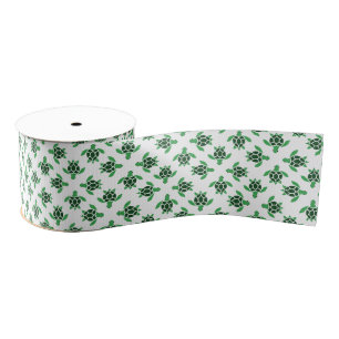 Jade Green Sea Turtle Mosaic Design Ripsband