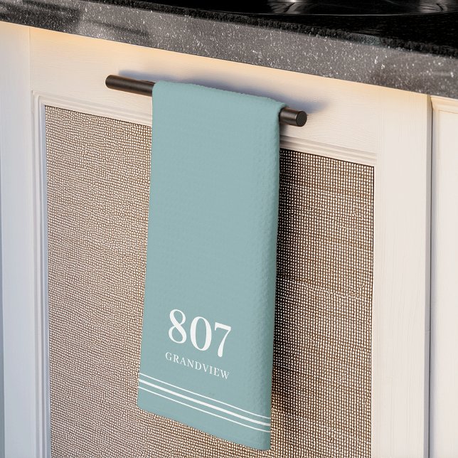 Jade | Hausnummer und Straßenname Geschirrtuch (Von Creator hochgeladen)