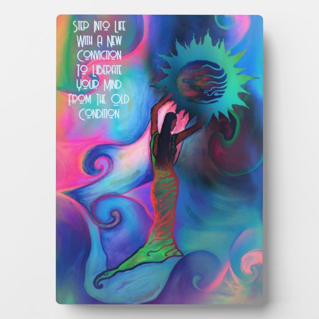 JADE Liberation Tabletop Plaque mit Easel Fotoplatte (Vorderseite)