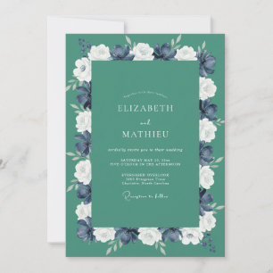 Jade Peony Hochzeit Einladung