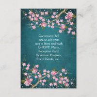 Jade Pink japanische Kirschblüten Hochzeit