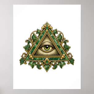 Jade-Reben-Augenposter Poster