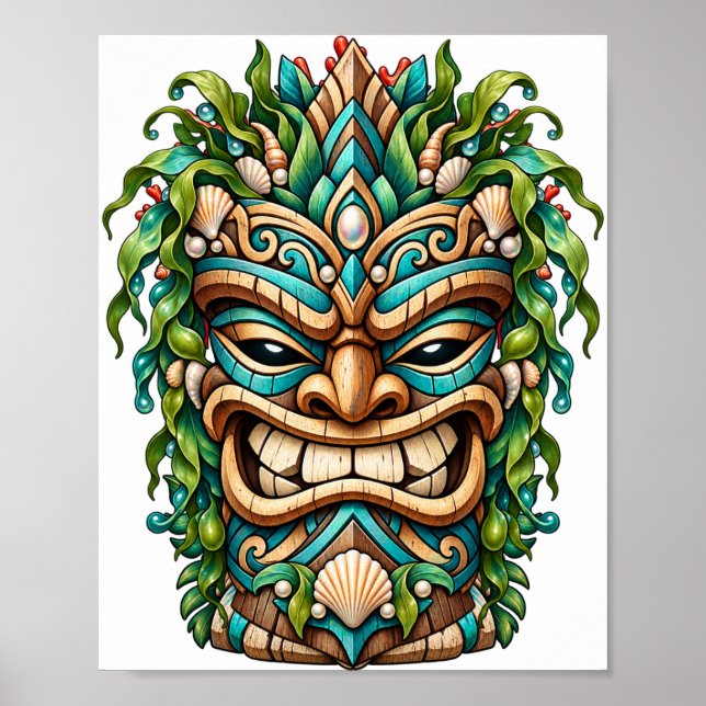 Jade Shell Tiki Poster (Vorne)
