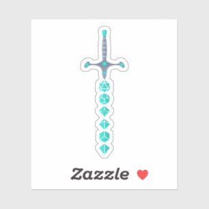 Jade Sword of the Paladin Tabletop RPG Aufkleber