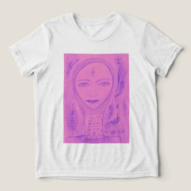 Jade Tri-Blend Shirt (Design Vorderseite)