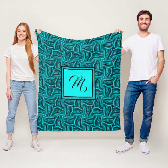 Jade und Black Fleece Blankon Monogramm (Beispiel)