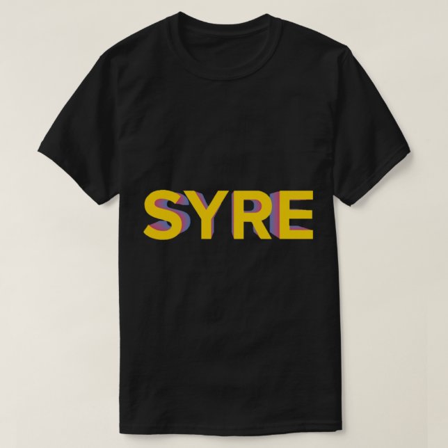 Jaden Smith - SYRE (nur Text) Klassischer T - Shir T-Shirt (Design vorne)