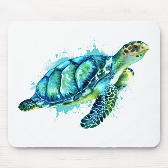 JadeTurtle Liebe Schildkröten rettete Schildkröten Mousepad (Vorne)
