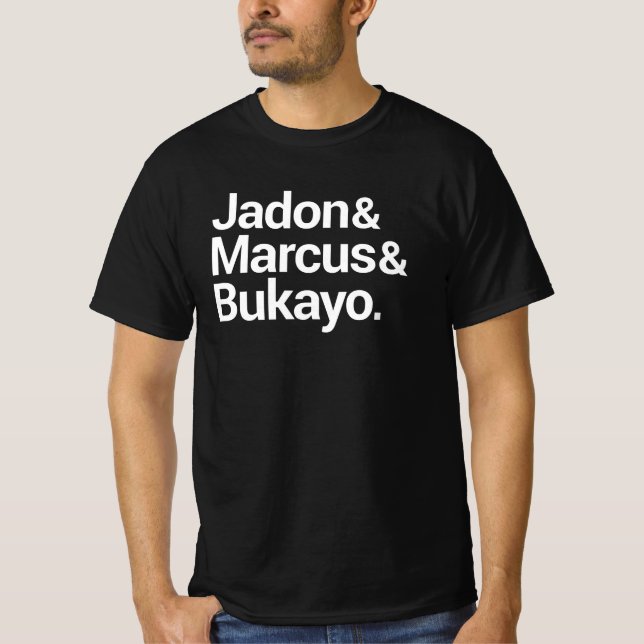 Jadon & Marcus & Bukayo Shirt, Jadon Marcus Bukayo T-Shirt (Vorderseite)