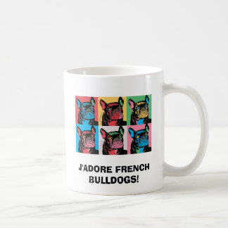 J'ADORE FRANZÖSISCHE BULLDOGGEN! KAFFEETASSE