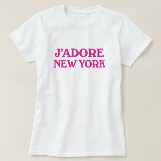 J'adore New York T-Shirt (Design vorne)