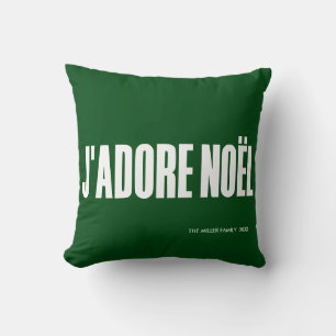 J'adore Noël! Kissen