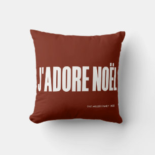 J'adore Noël! Kissen