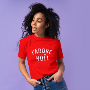 J'ADORE NOËL Liebe Weihnachten T-Shirt