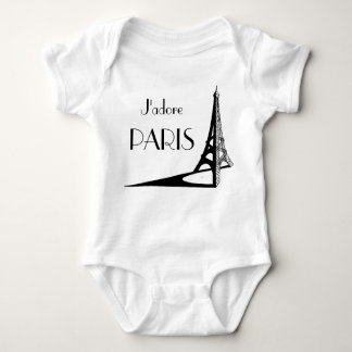 J'adore PARIS Säugling Baby Strampler