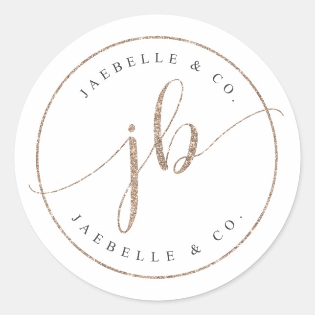 JaeBelle & Co Runder Aufkleber (Vorderseite)