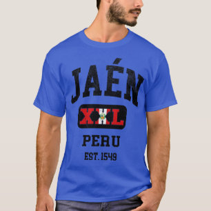 Jaen Peru XXL Athletic Design T-Shirt