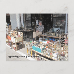 Jaffa Flea Market Foto Postcard Postkarte