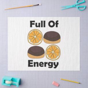 Jaffa Schokoladen-Orangen-Kuchen voller Energie Seidenpapier