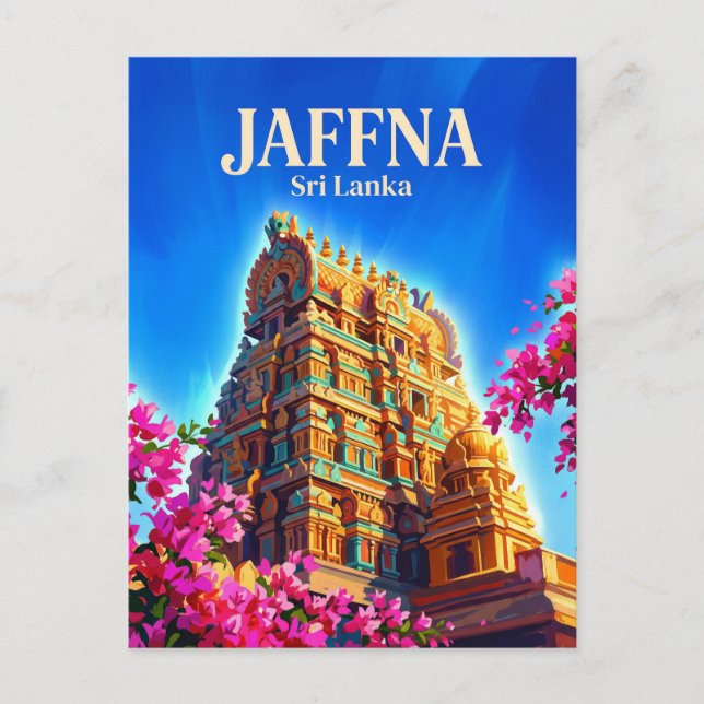 Jaffna Sri Lanka Postkarte (Vorderseite)