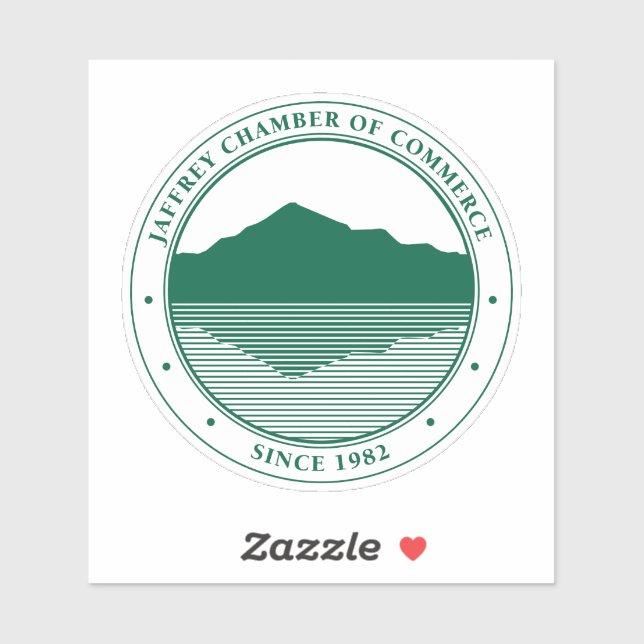Jaffrey Chamber of Commerce Classic Round Sticker (Blatt)