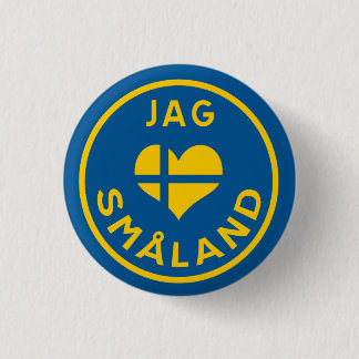 Jag älskar Småland - I love Småland Button