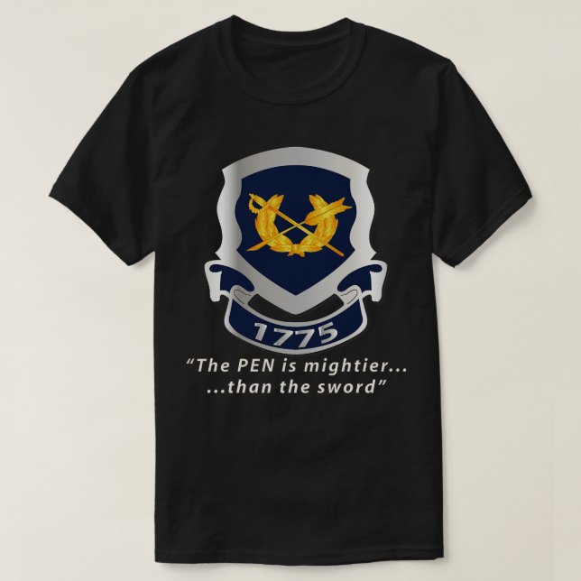 Jag Corps Wappen Pen ist Mighter X T-Shirt (Design vorne)