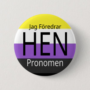 Jag föredrar hen pronomen — button