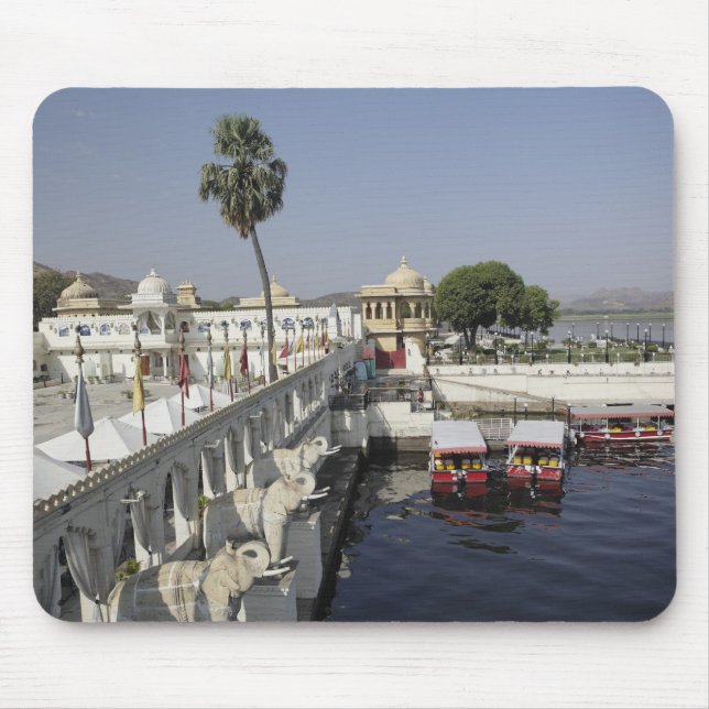 Jag Mindar Palace, Lake Pichola, Udaipur, Indien. Mousepad (Vorne)