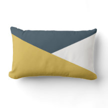 Jag Minimalistischer Farbblock Mustard Navy