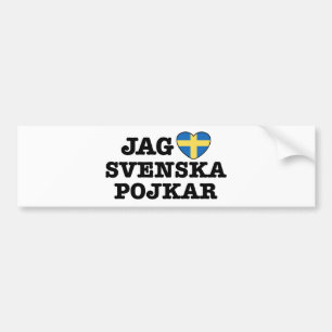 Jag Svenska Pojkar Autoaufkleber