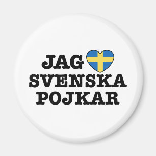 Jag Svenska Pojkar Magnet