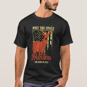 Jagd 80. Geburtstag Hirschjäger 80 Jahre alt 19 T-Shirt