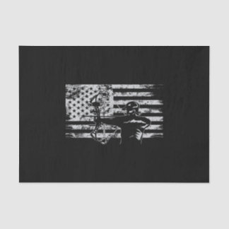 Jagd Archer American Flag Bowhunting Jagen Seidenpapier