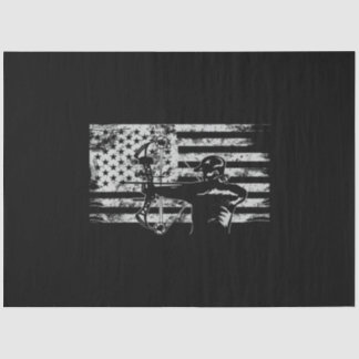 Jagd Archer American Flag Bowhunting Jagen Seidenpapier