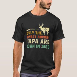 Jagd auf Bock oder Hirsch 1963 Geburtstag Buckin P T-Shirt