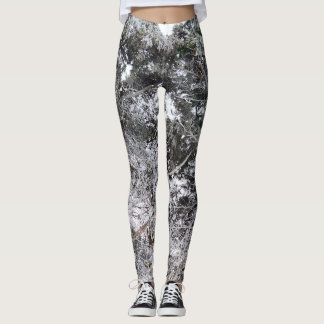 Jagd auf Camouflage-Schneepulver 4 Leggings