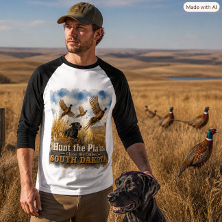 “Jagd auf den Plains South Dakota Fasanenjagd T-Shirt