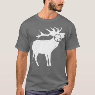 Jagd auf Hirsche Wald Scharfschütze Schießen T-Shirt